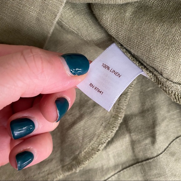 [J. Jill] Love Linen Button Up Shirt - Picture 5 of 8